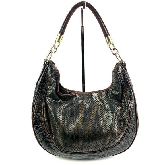 Brahmin Handbags - Brahmin Hobo Handbag Carmela Melbourne Black Purse